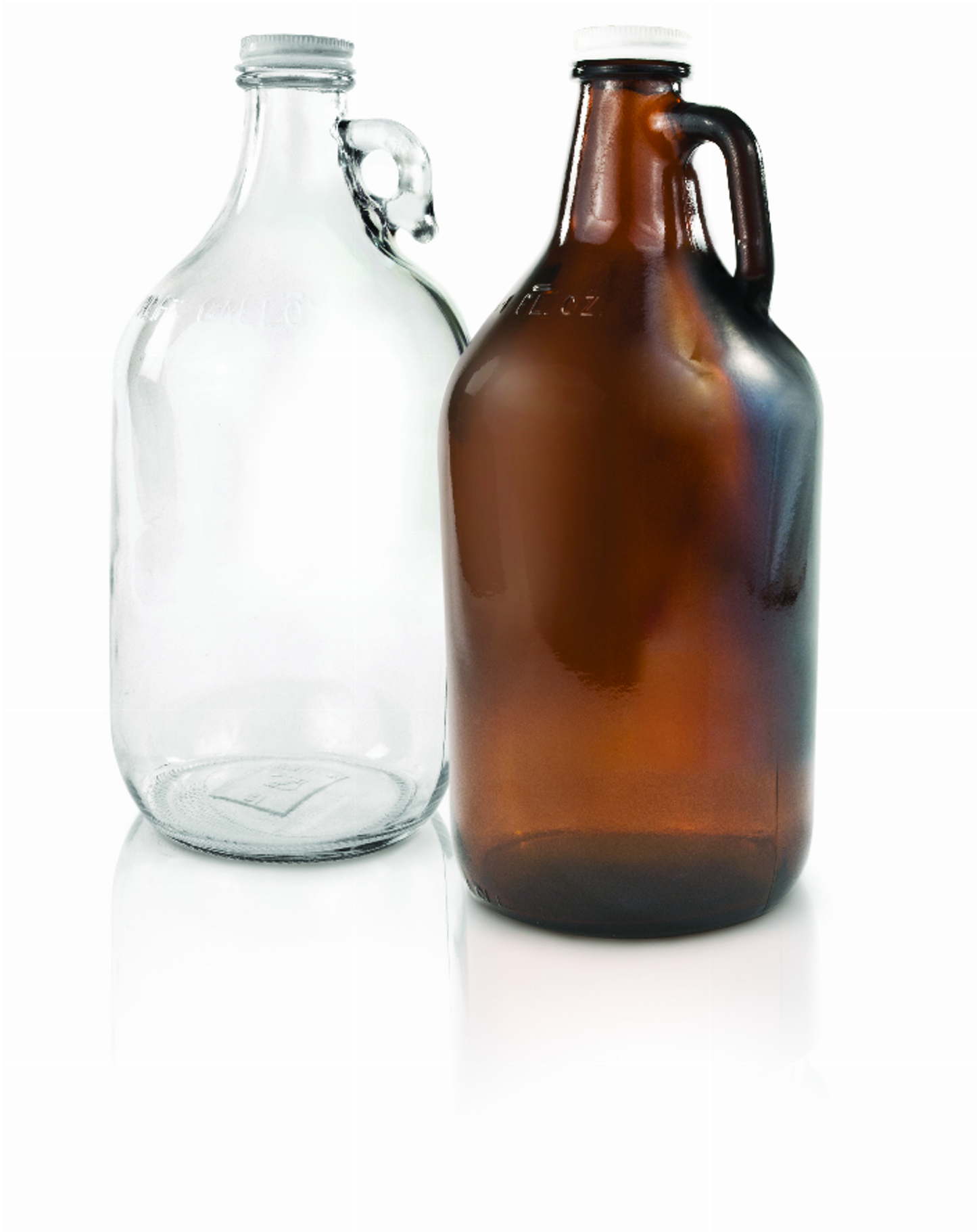 The Howler Amber Glass Growler, 64 oz