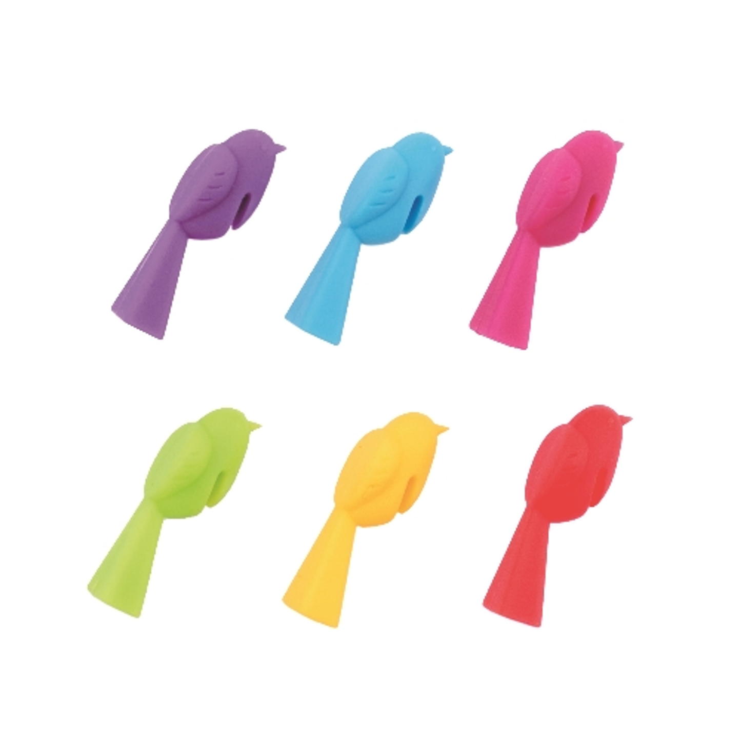Chickadee Silicone Wine Charms