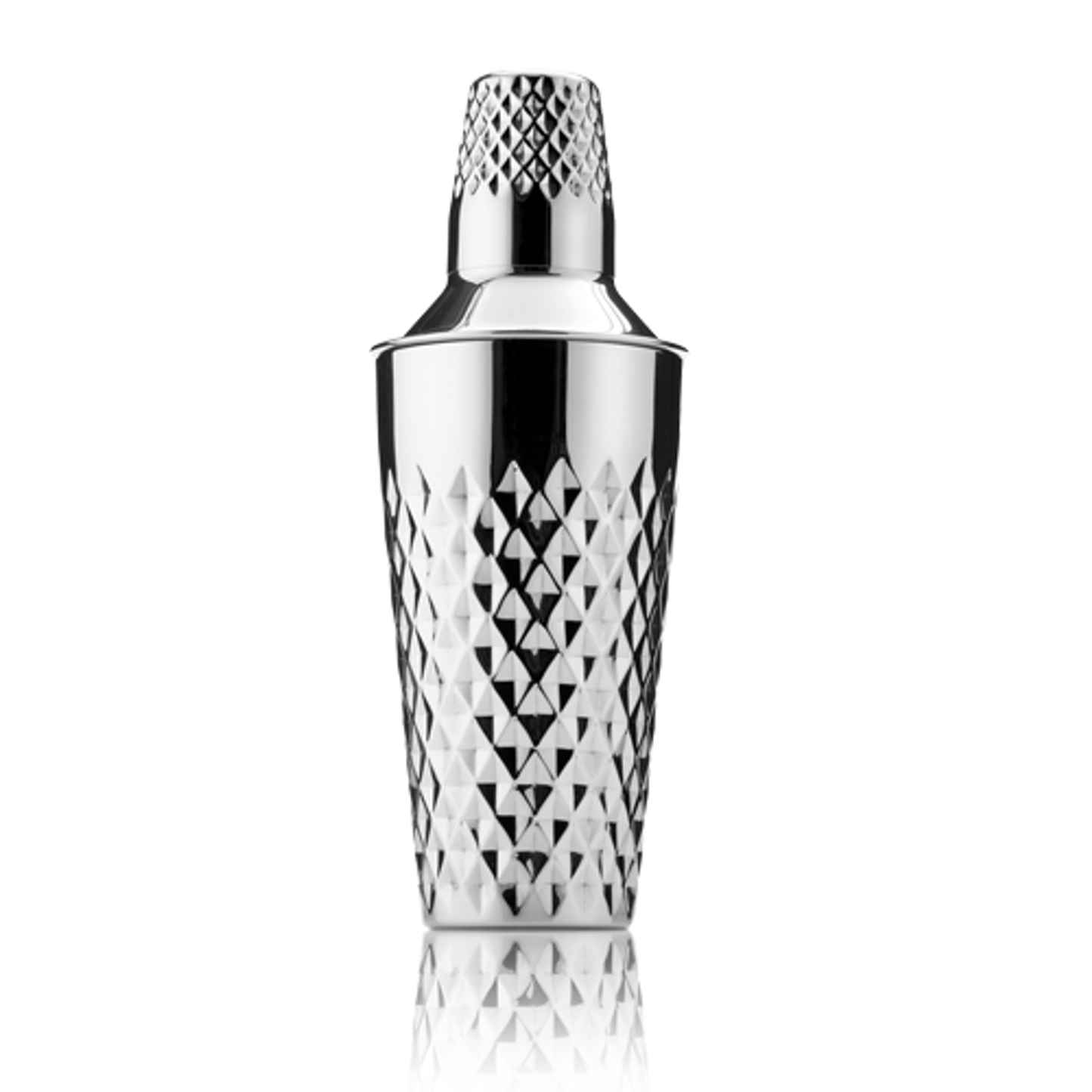 Faceted Stainless Steel Cocktail Shaker by Viski