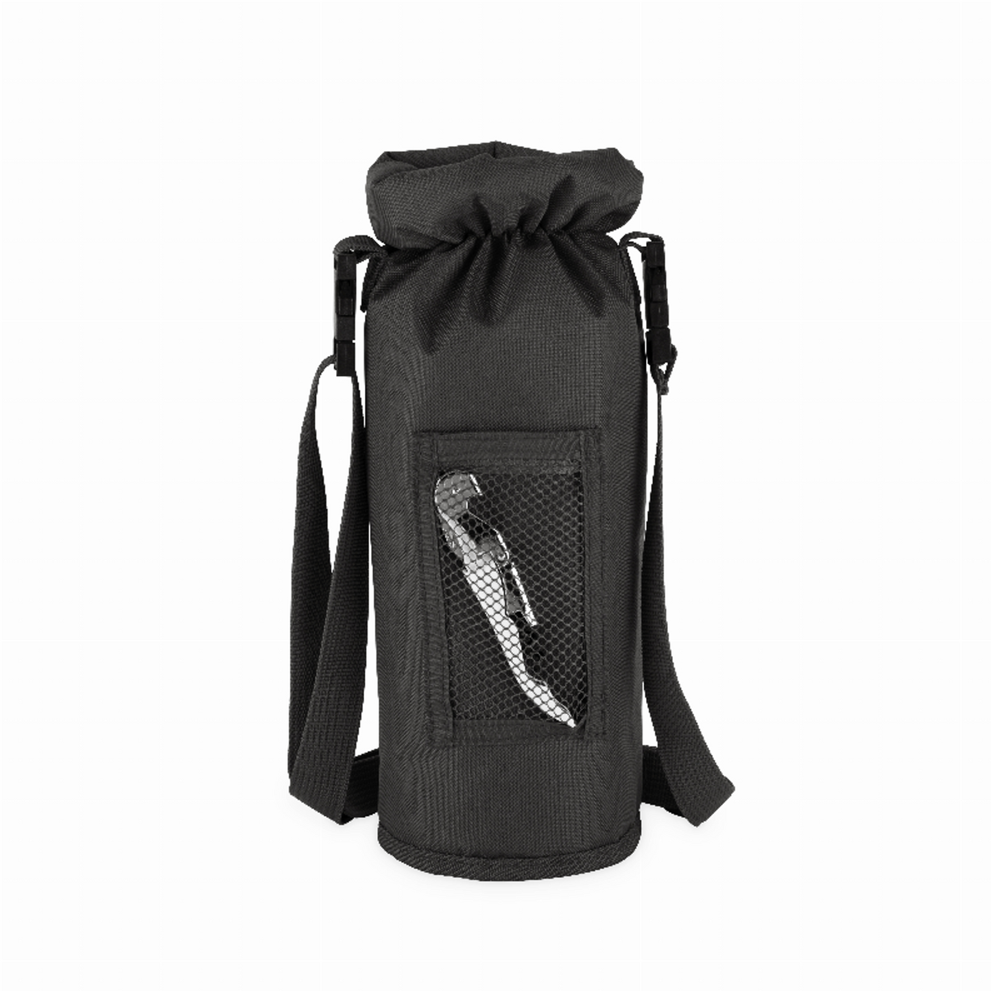 Grab & Go Insulated Wine Bottle Carrier, Black