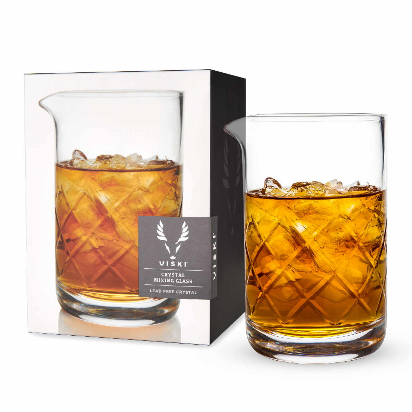 Crystal Mixing Glass by Viski, 500 ml