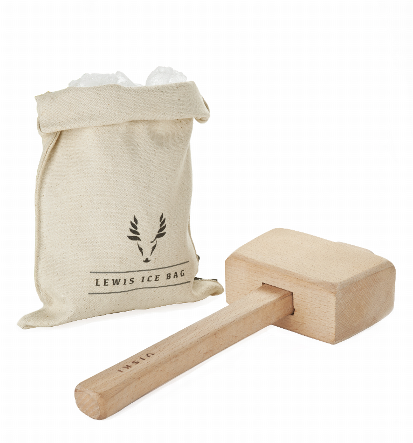Lewis Ice Bag and Mallet by Viski