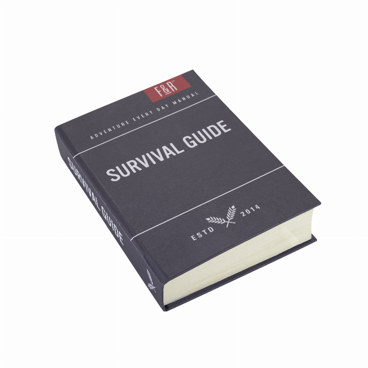 Survival Book Sneaky Flask by Foster & Rye, 5 oz