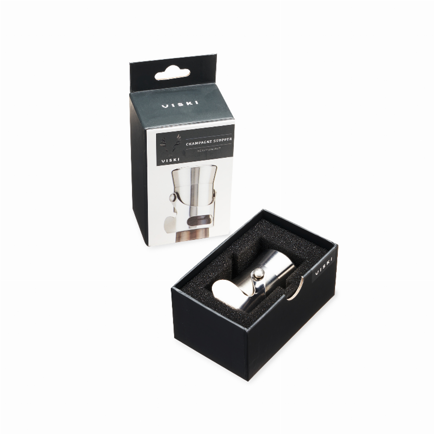 Stainless Steel Heavyweight Champagne Stopper by Viski