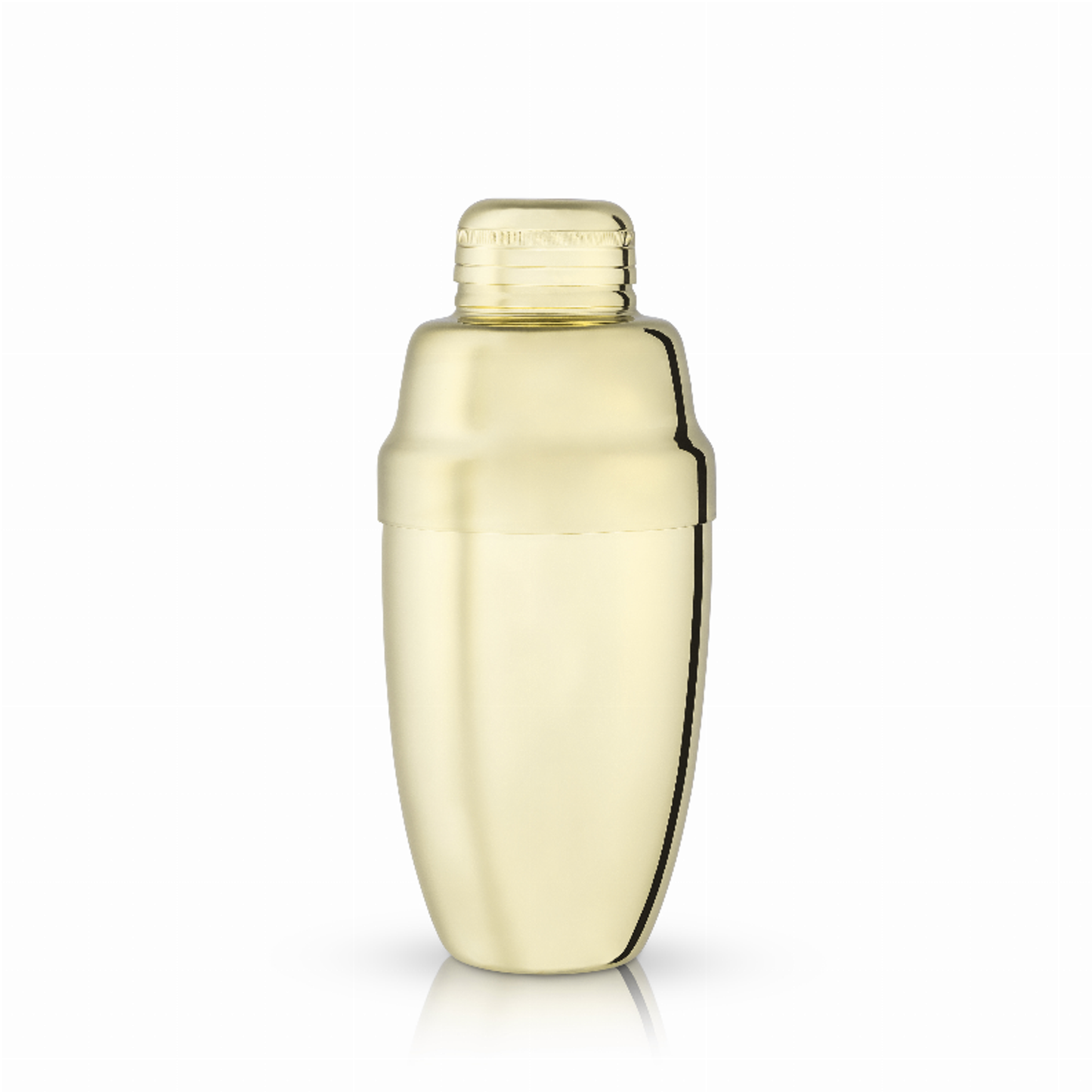Viski Gold Heavyweight Cobbler Cocktail Shaker