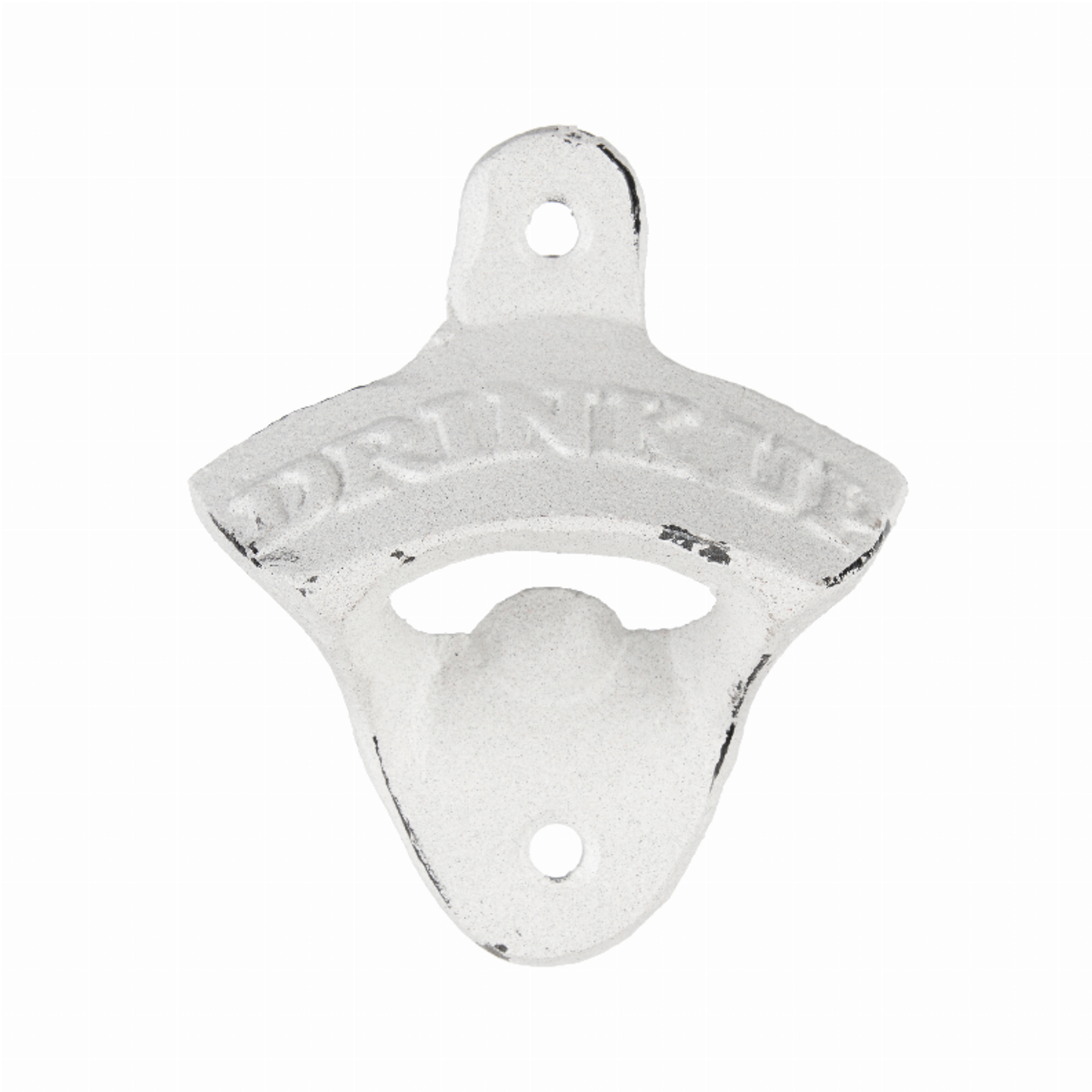 Drink Up Cast Iron Wall-Mounted Bottle Opener by Twine