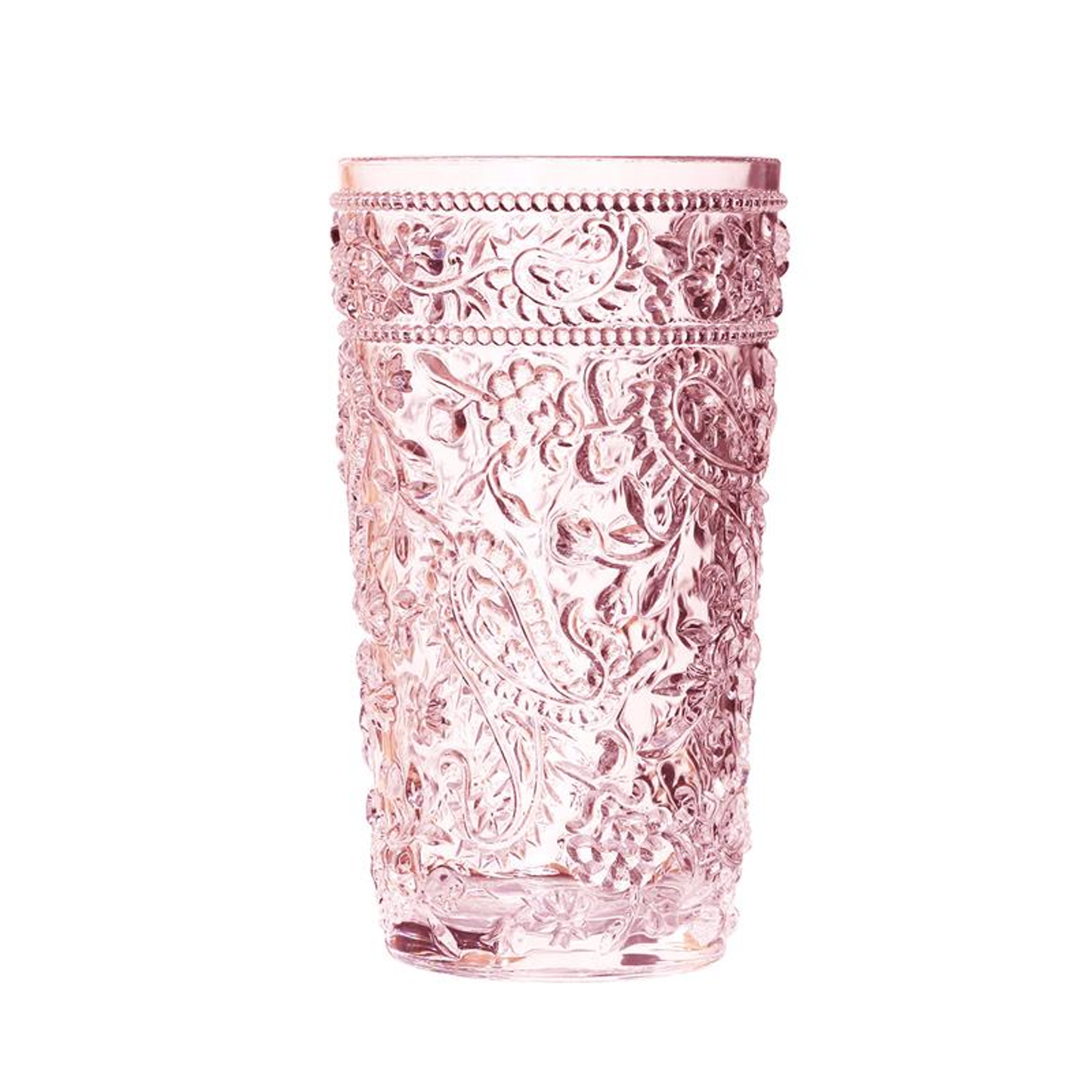 Acrylic Paisley Hi-Ball Glasses, 17 oz - Set of 4