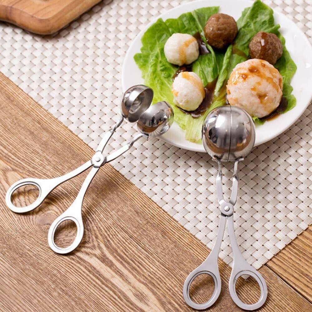 Stainless Steel Meatball Maker — Non-Stick Spoon