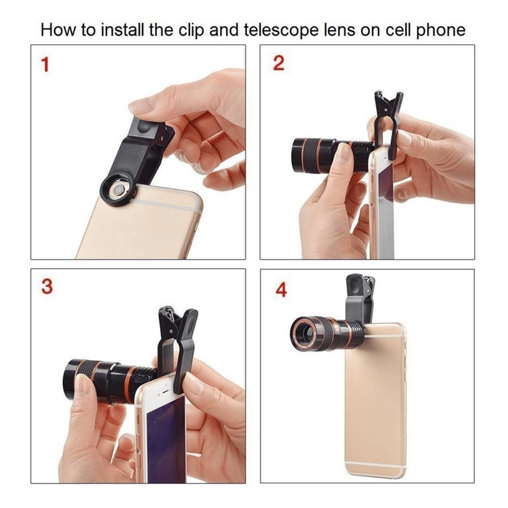 8X Clip-On Mobile Zoom Lens7