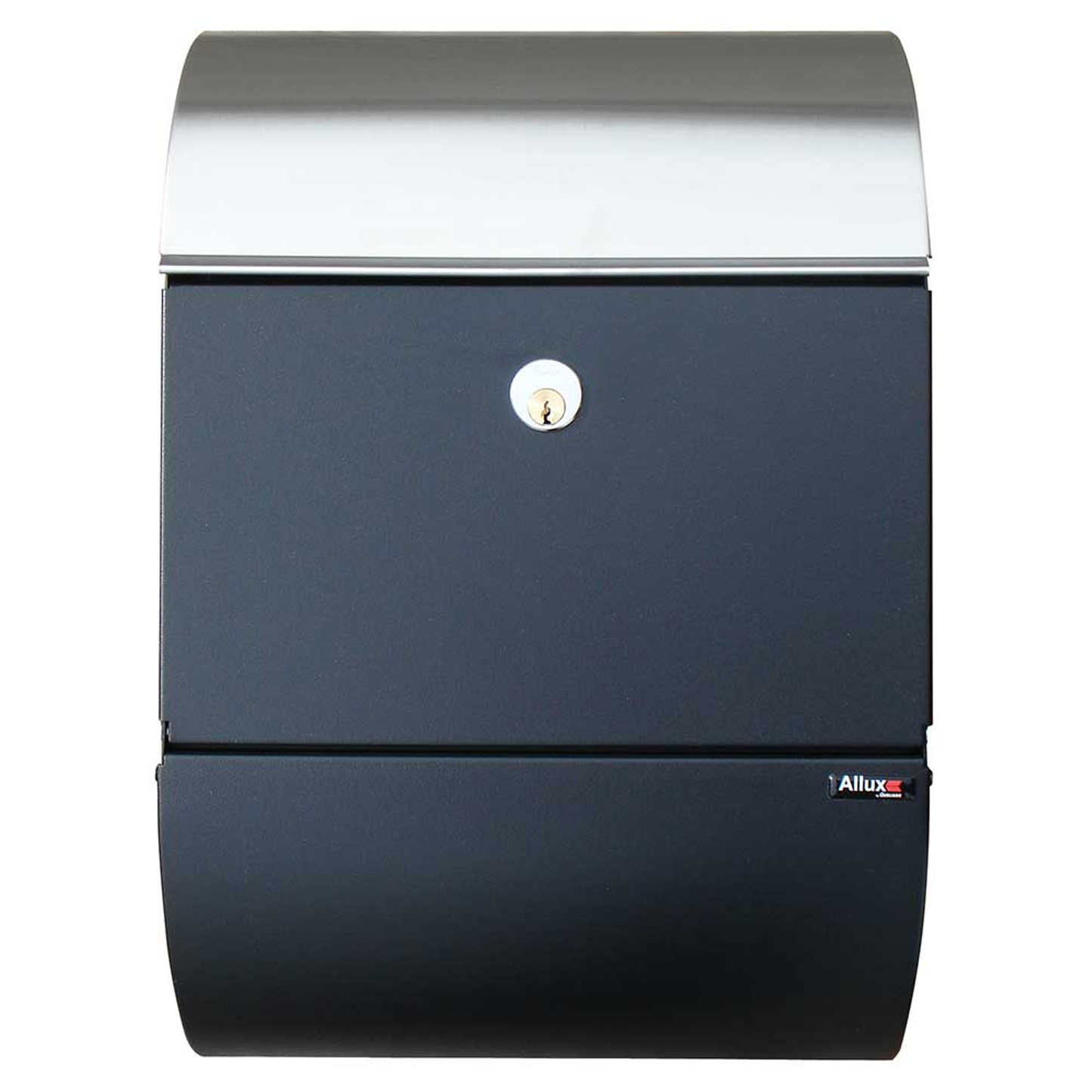 Qualarc Allux 3000 Locking Mailbox Black Galvanized Steel