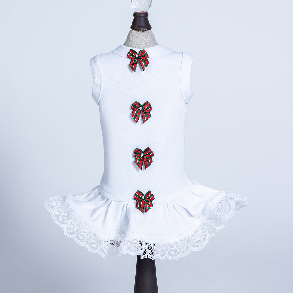 Hello Doggie Christmas Dog Dress