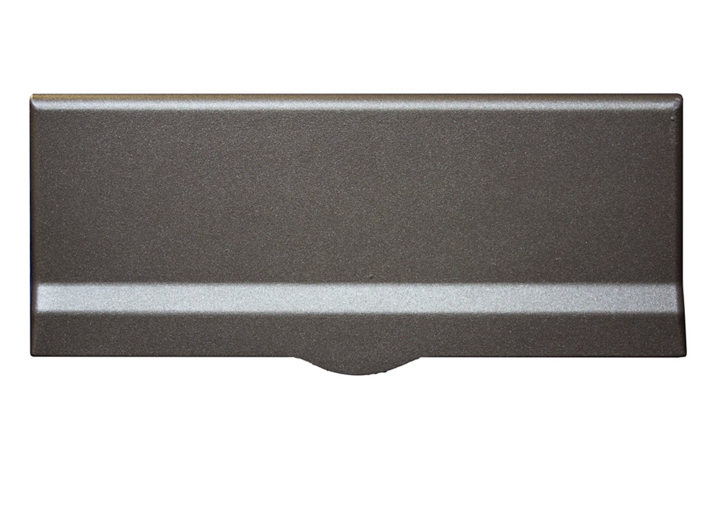 Liberty Chute Letter Plate, Silver and Bronze