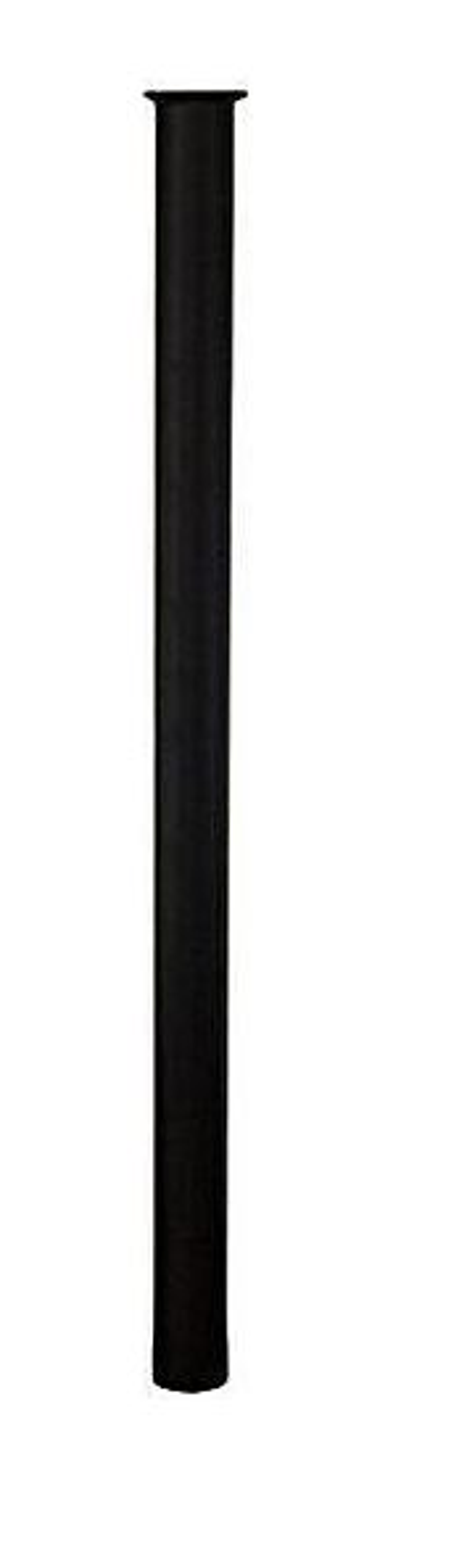 LetterSentry Direct Burial Mailbox Post, 3 in. OD, Black