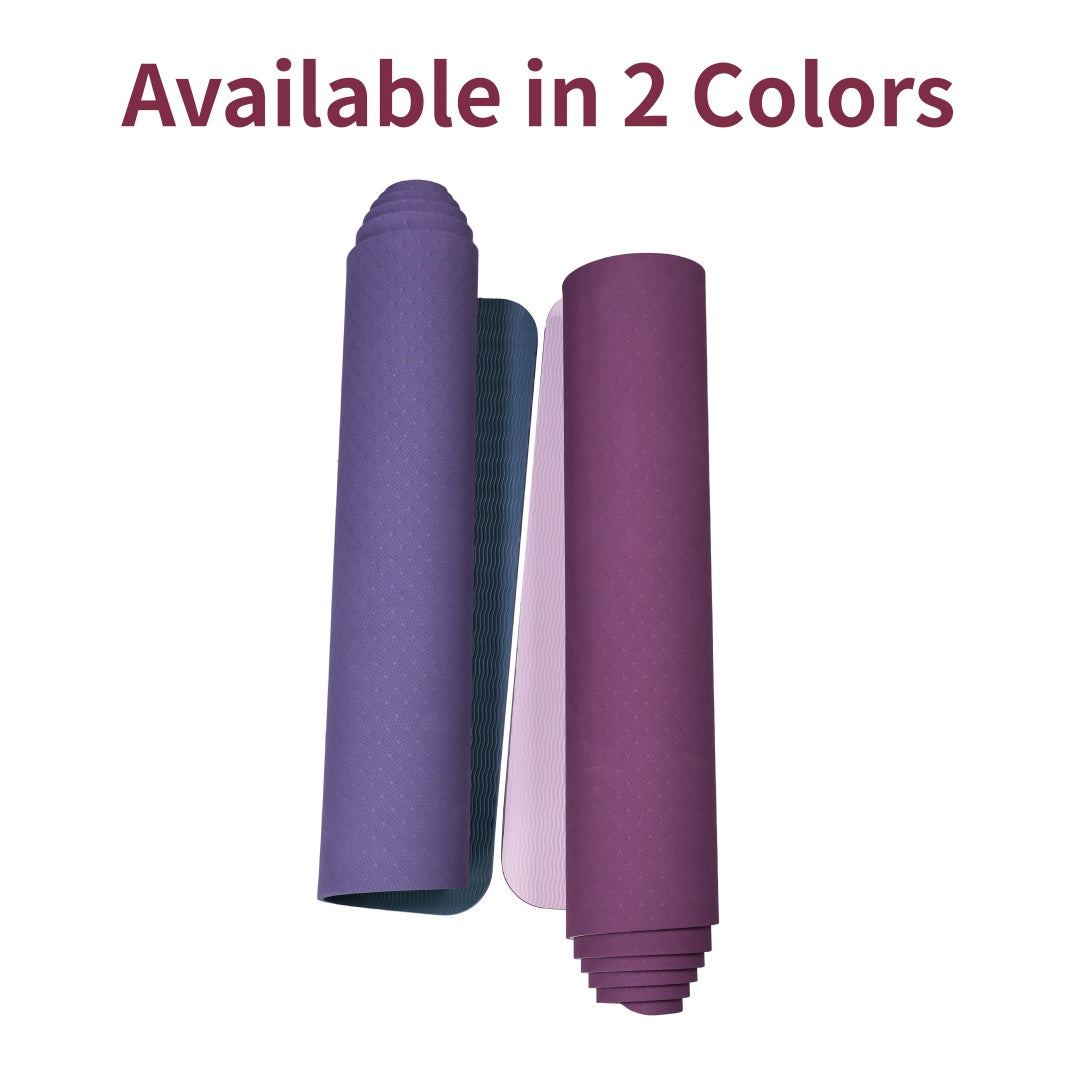 Non-Slip TPE Yoga Mat 72x24 Exercise 7