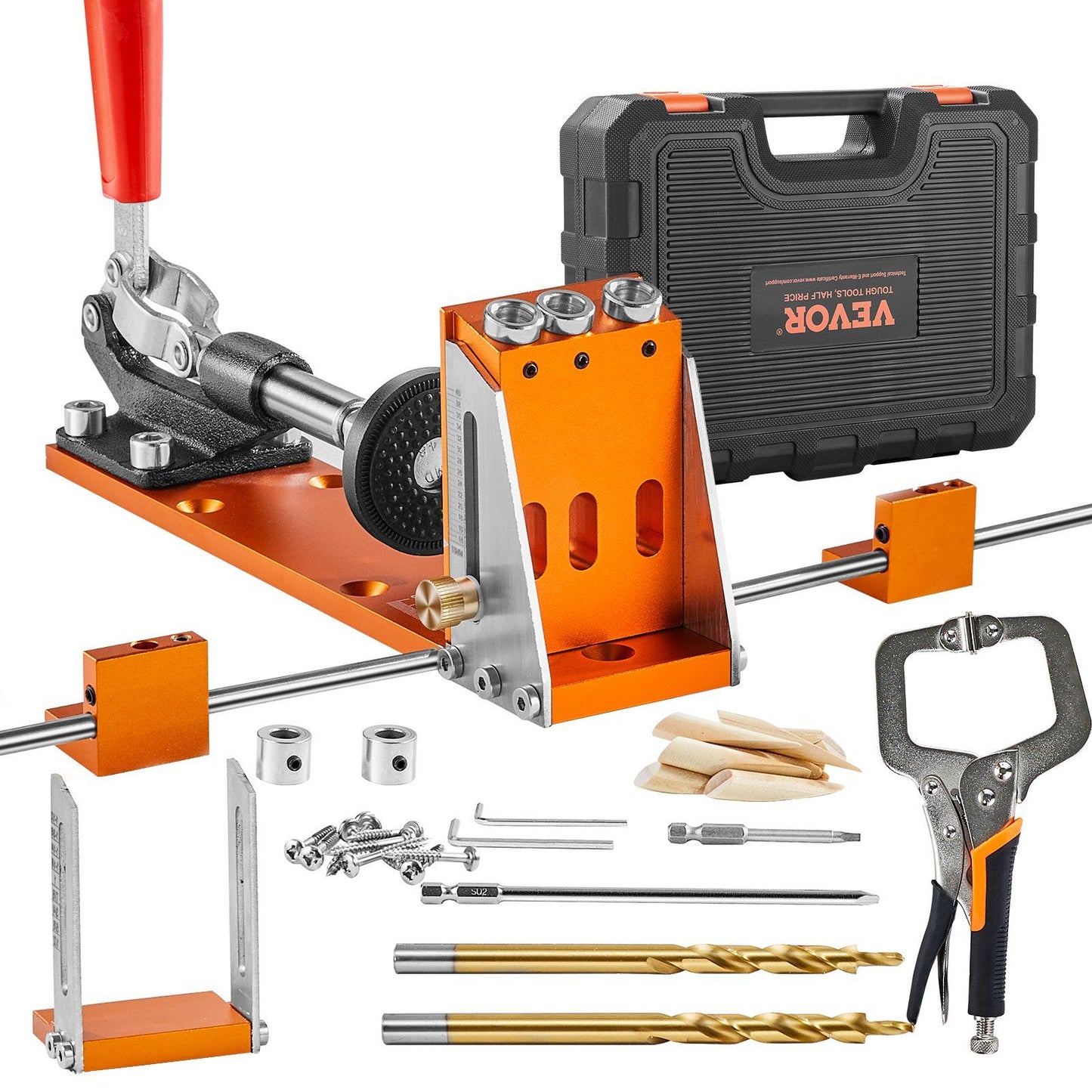 Pocket Hole Jig Woodworking Kit8