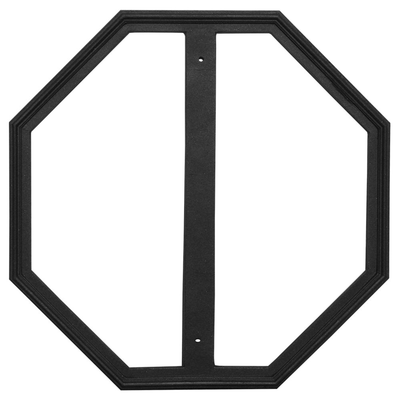 Cast Aluminum Stop Sign Frame, 36-Inch