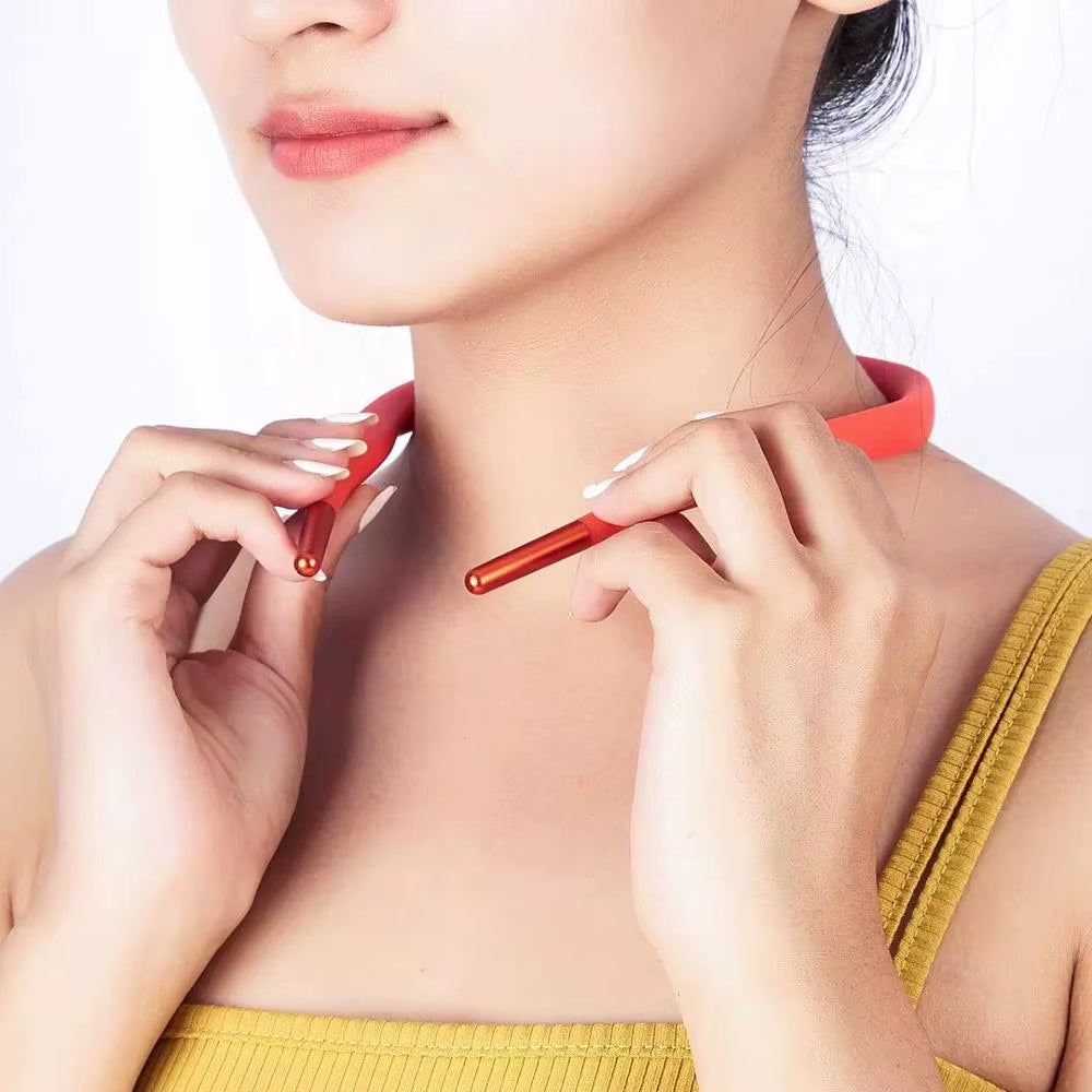 Smart posture corrector device with vibration feedback in detail view