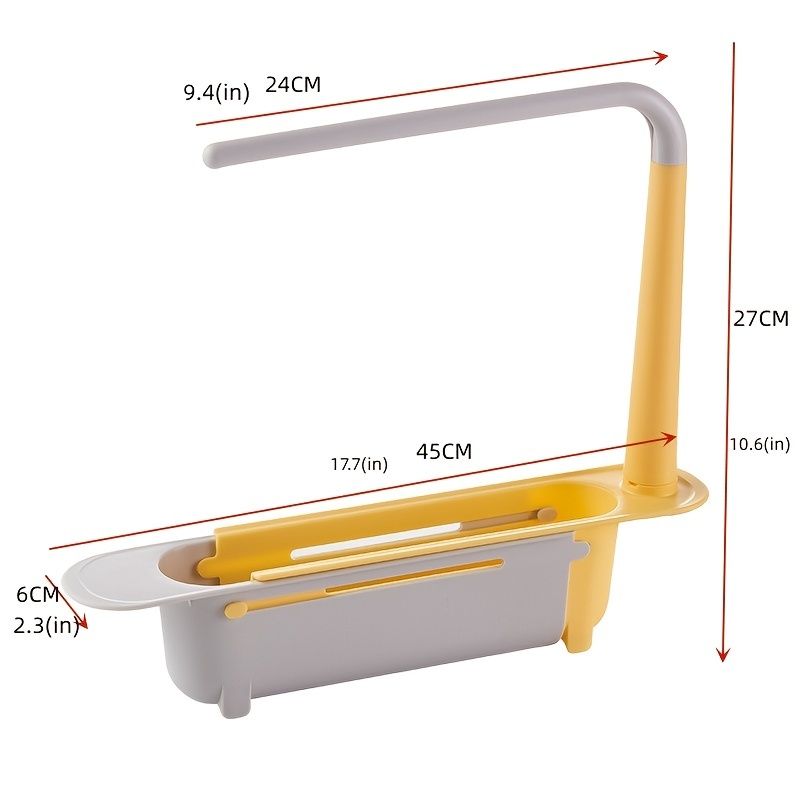 Kitchen sponge rack open-drain design