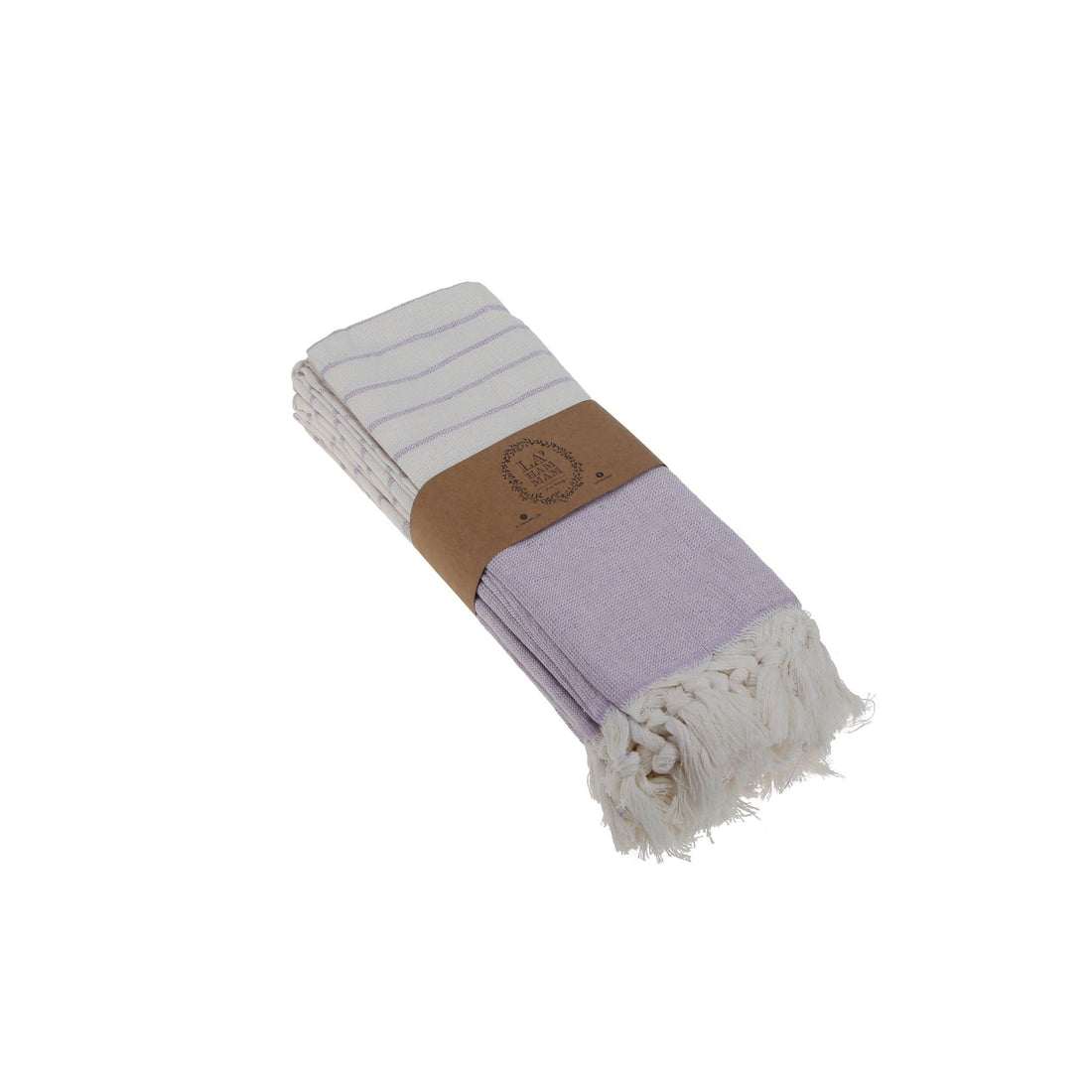 Beige colorway of the Turkish cotton kitchen hand towel