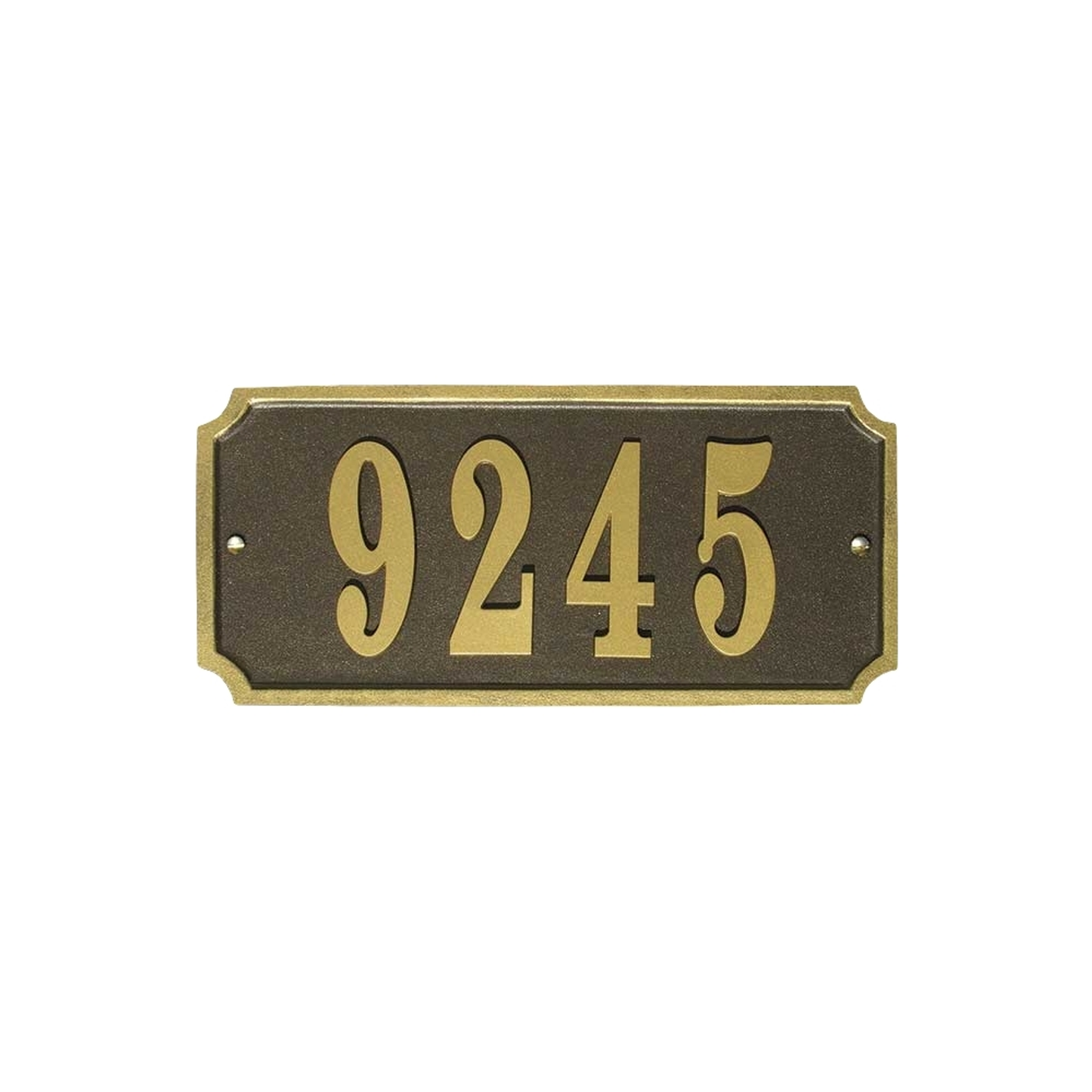 Waterford Rectangle Cast Aluminum Address Plaque