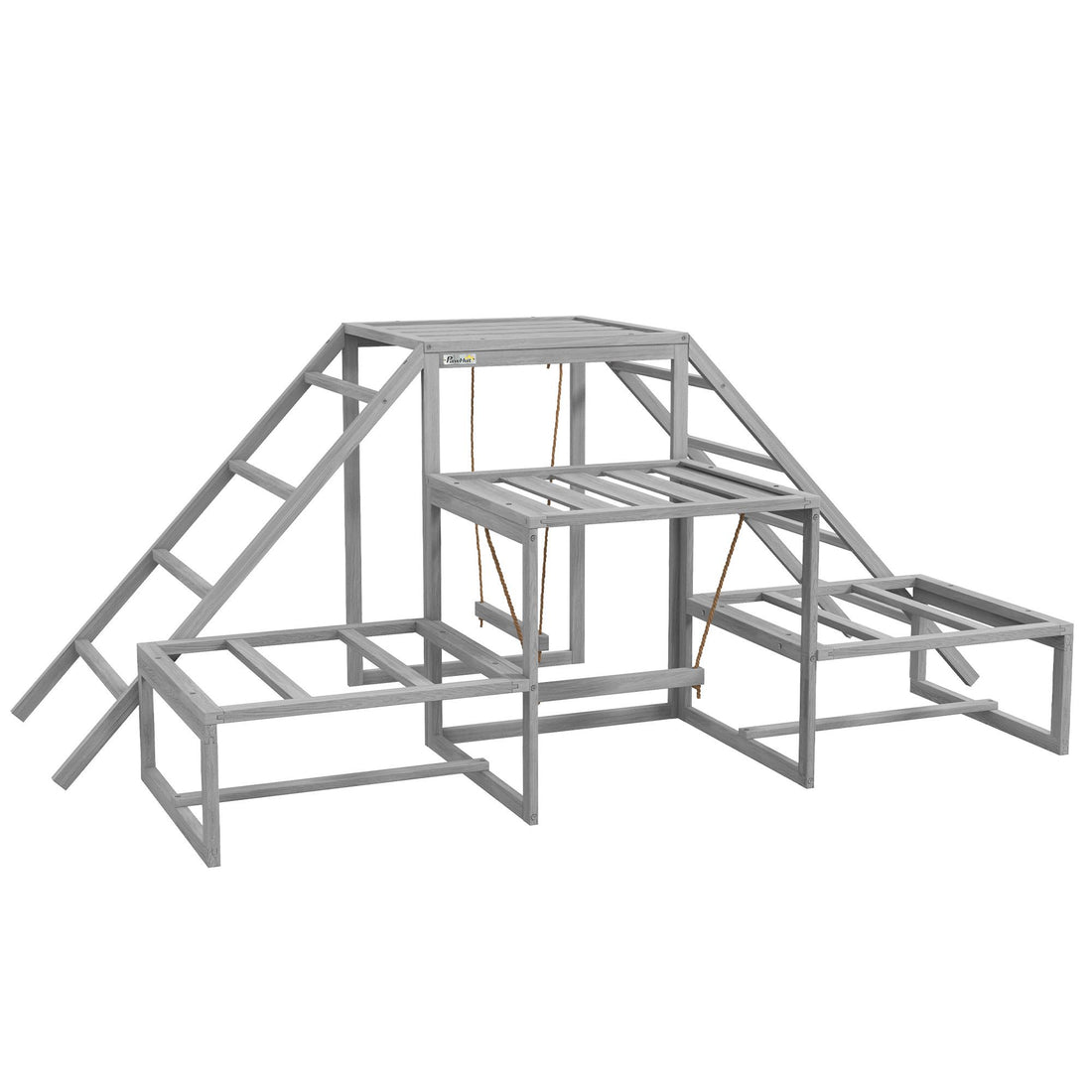 Wooden chicken roost stand for backyard poultry