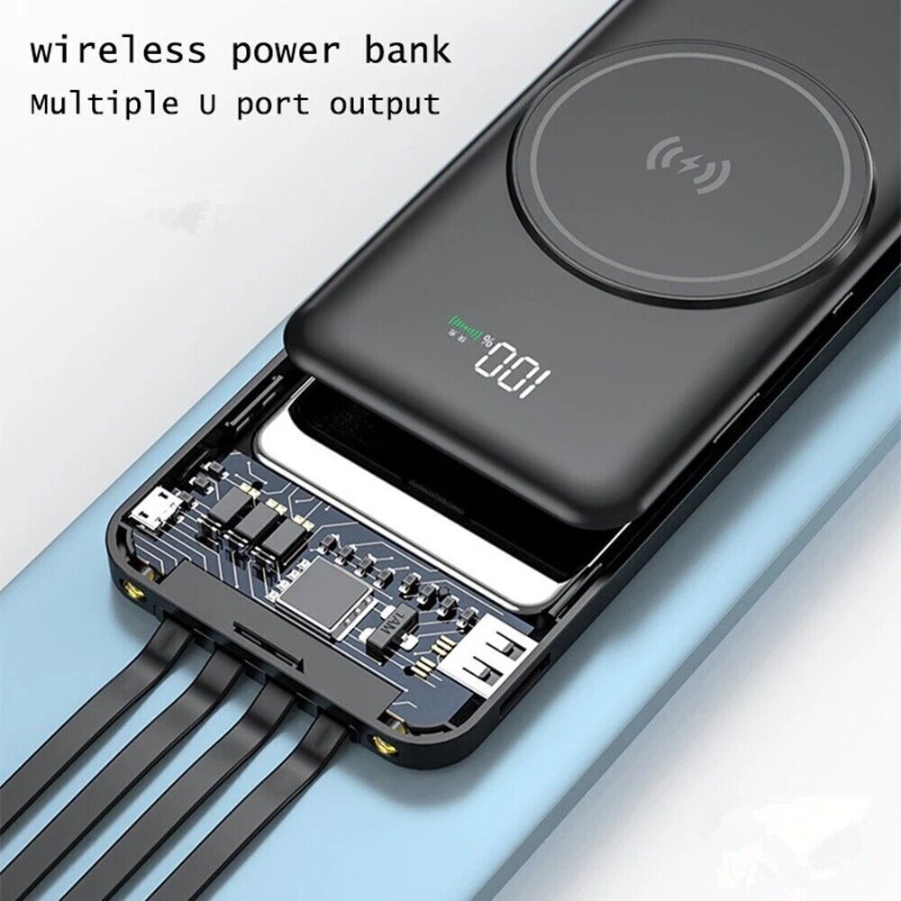 20000mAh Power Bank 5 USB Fast Charging Pack