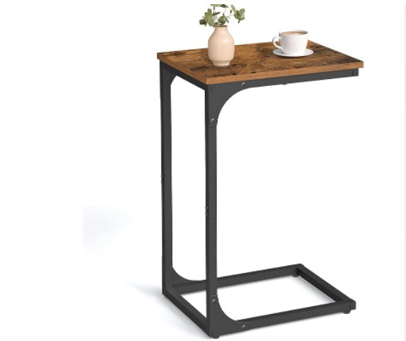 Wheeled Bedside Table Rolling Laptop Desk for Home