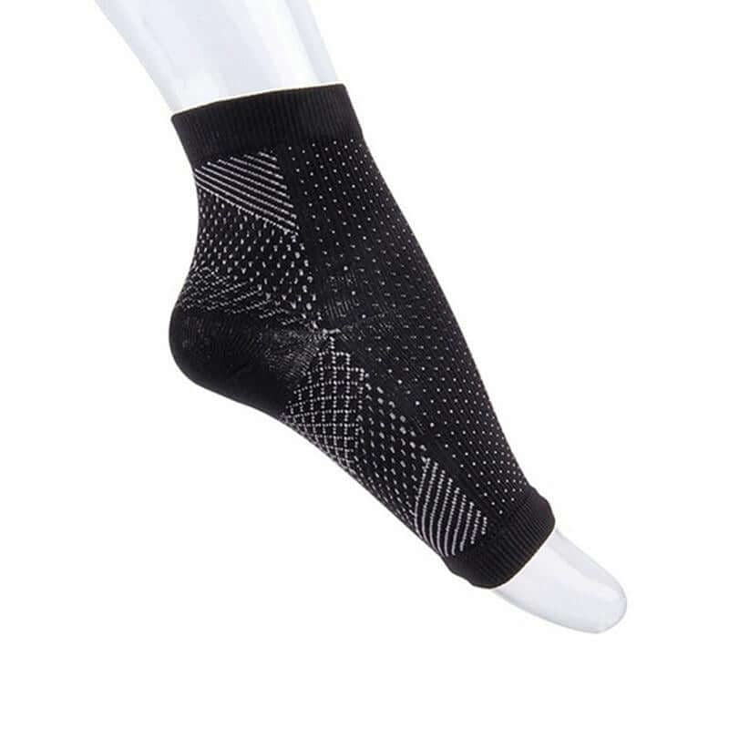 compression ankle socks packaging and pair from Arbasa