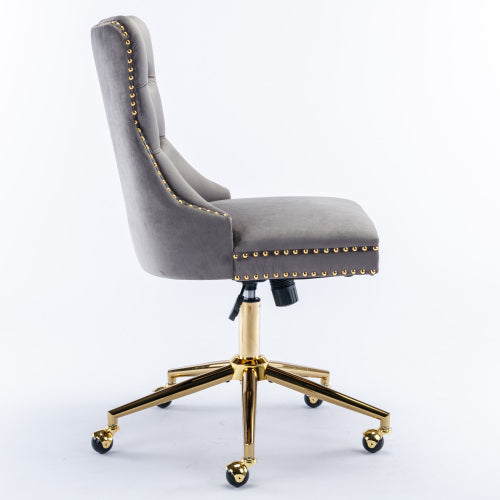 Tufted Velvet Home Office Chair