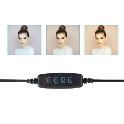 LED ring light tripod