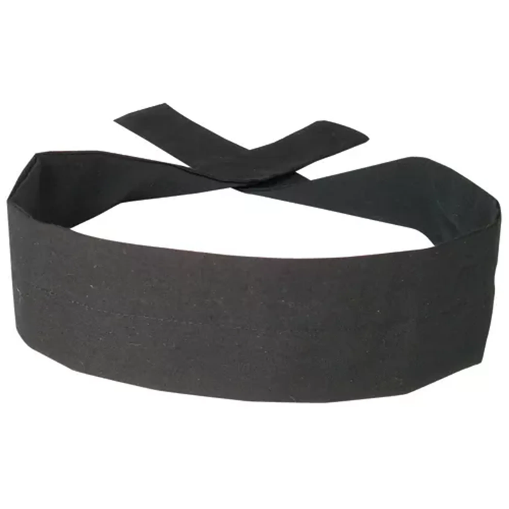 Cooling bandana and rappelling gloves for outdoor active summer use