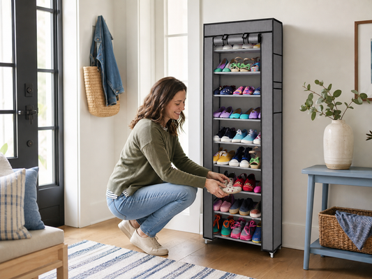 Narrow Shoe Rack Guide: Organize a Small Entryway Vertically