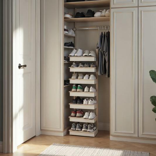 How to Organize Shoes When You're Out of Closet Space