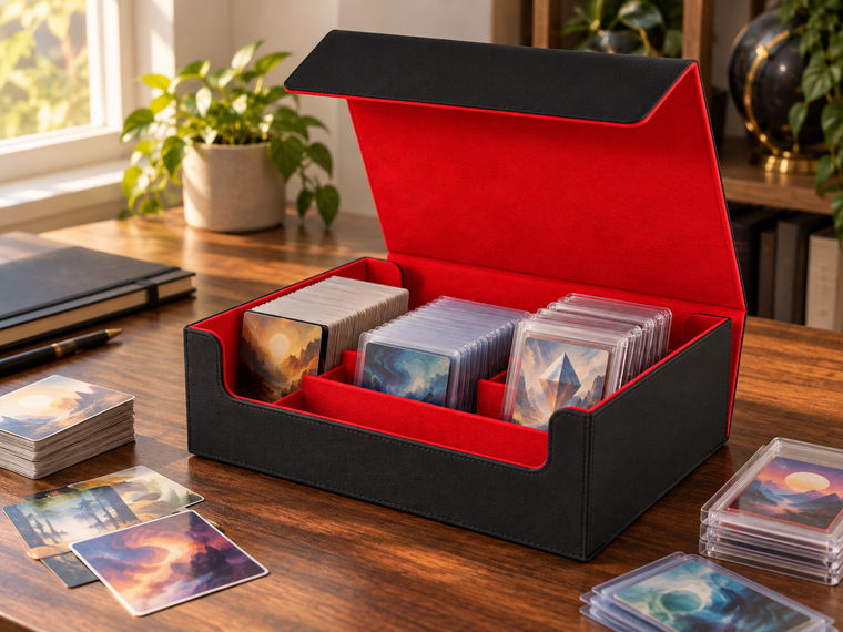 Trading Card Storage Guide: Boxes, Slabs, and Displays