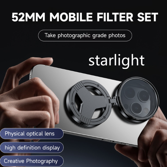Magnetic Filter Lens for Smartphone Photography