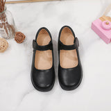 Girls Leather School Shoes