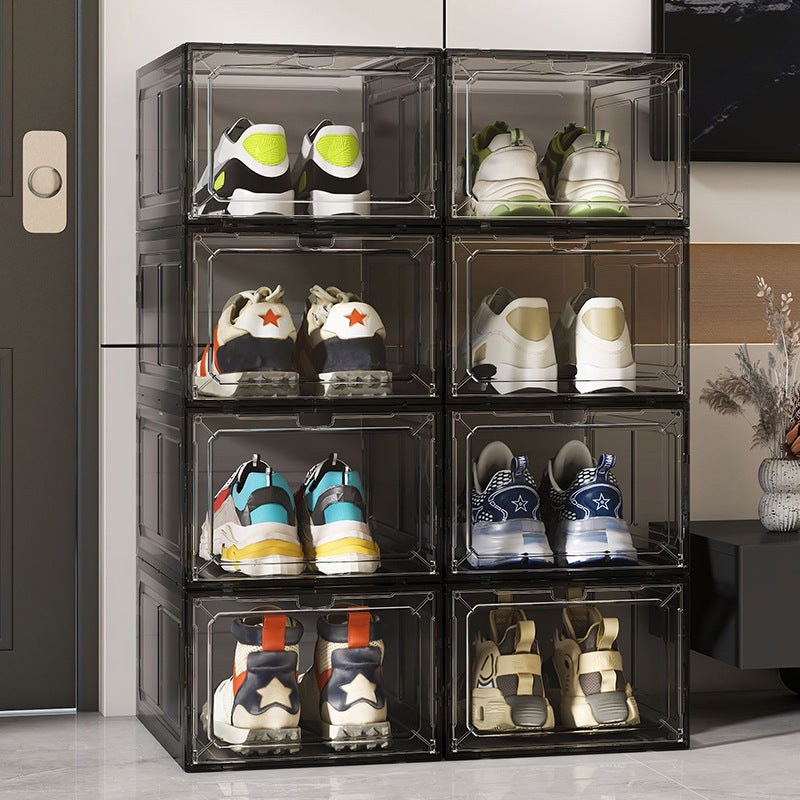Transparent Magnetic Shoe Storage Box