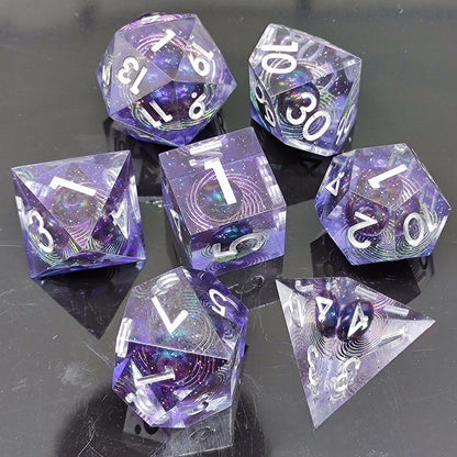 Resin Pointed Dice for Tabletop RPG