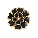 Acrylic Camellia Rhinestone Decoration