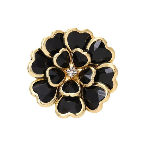 Acrylic Camellia Rhinestone Decoration