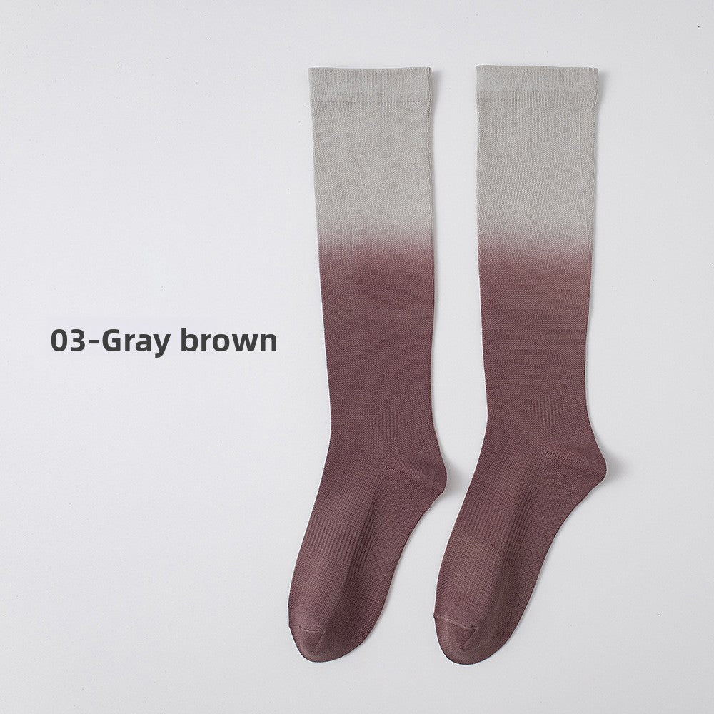 Gradient color nylon blend athletic socks, photo 7