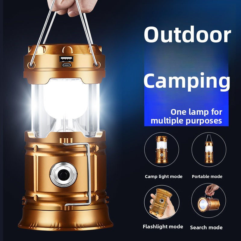 Solar Powered Portable Camping Lantern