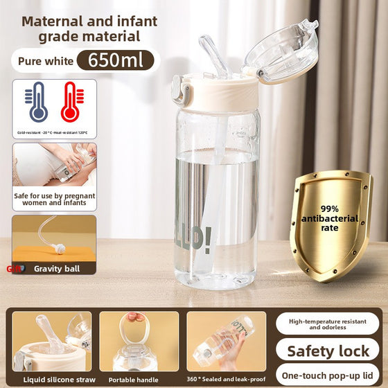 Insulated Soft Suction Water Cup with Straw product image 6