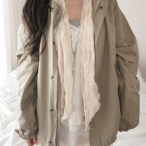 Women's Wasteland Style Drawstring Waist Cargo Jacket