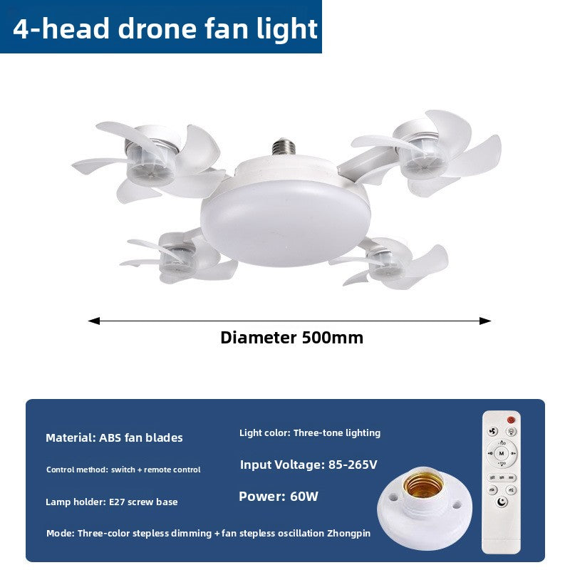 Multi-Function Ceiling Fan with Light
