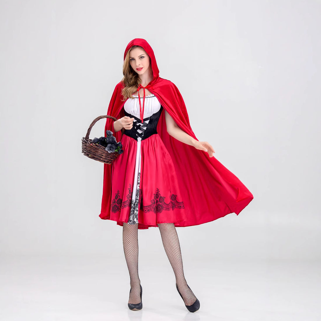 Halloween cosplay Little Red Riding Hood Cape
