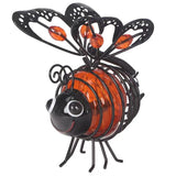 Solar Powered Bee Iron Art LED Garden Light