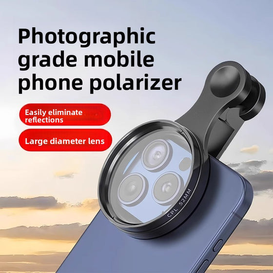 Universal 52mm CPL Polarizing Filter for Mobile Phones Action Cameras product image 1