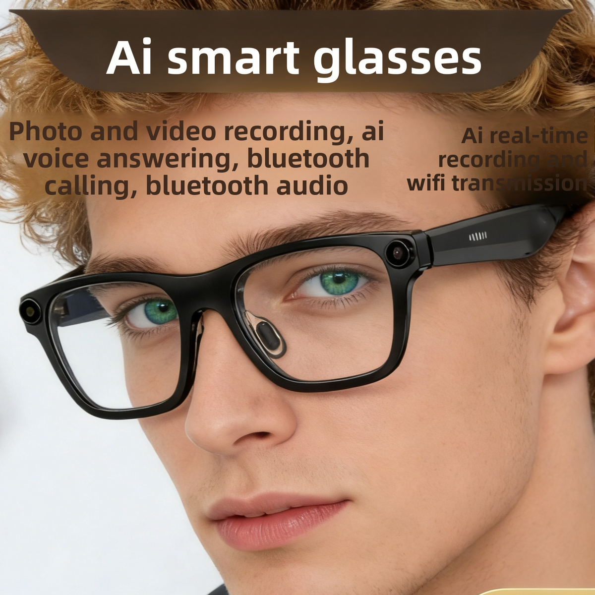 Ai Smart Glasses with Camera and Translation