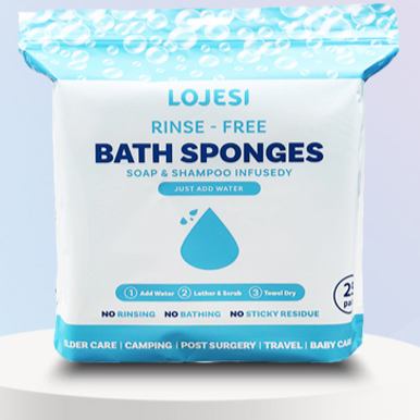 Disposable Rinse-Free Shower Towels
